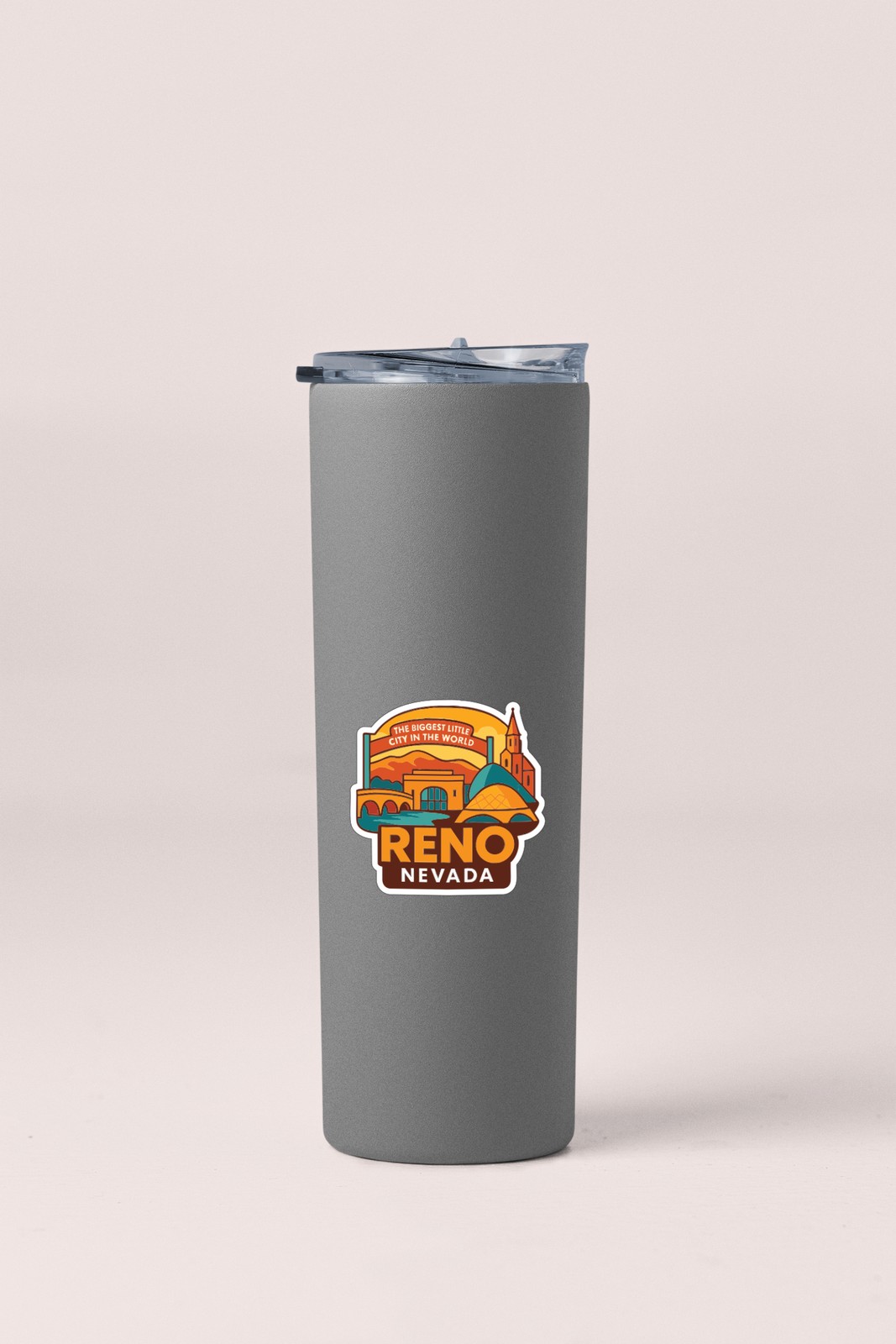 Reno Nevada Sticker Decal Vinyl Die-Cut City Skyline Landmark Design