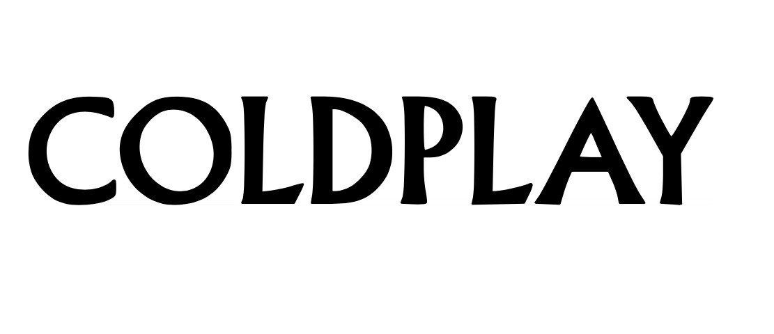 Coldplay Rock Band Die Cut Vinyl Decal Laptop Car Window Many Colors & Sizes