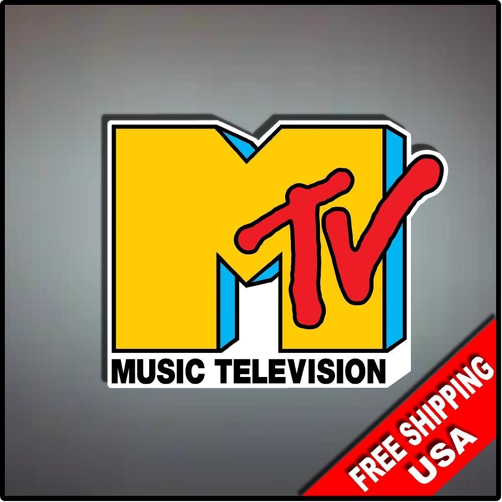MTV Music Television Decal Vinyl Sticker 80's / 90's Video Nostalgic Cable