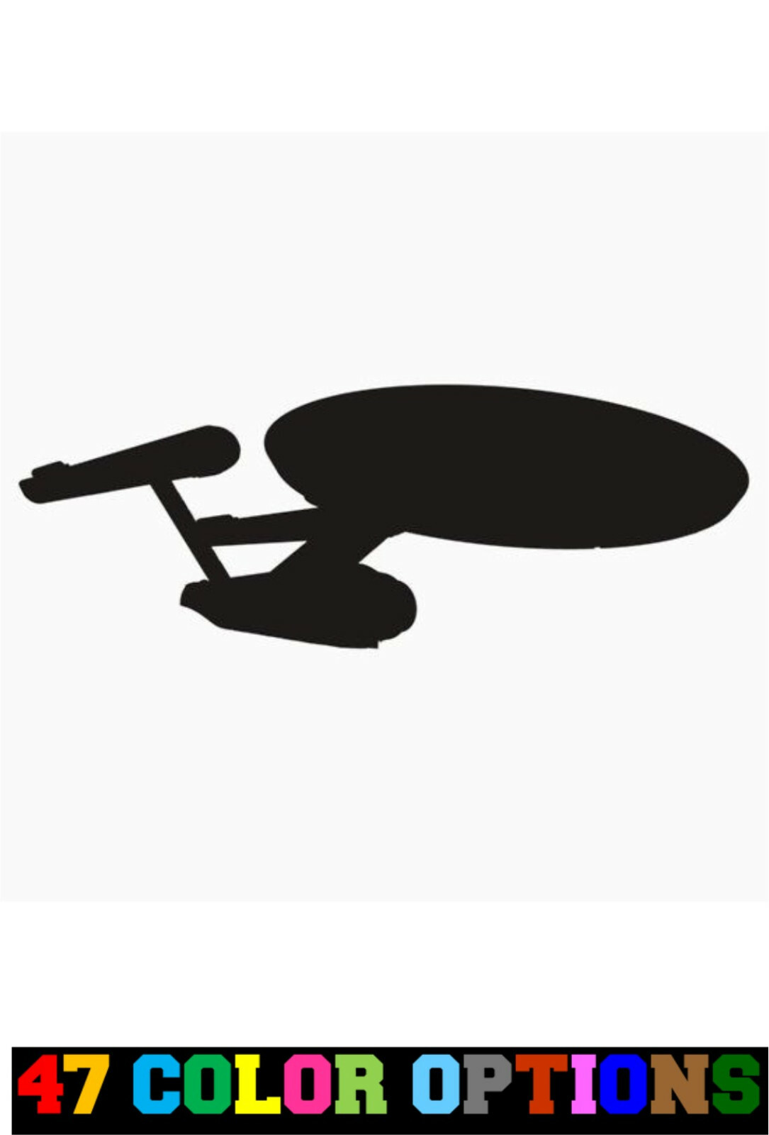 Vinyl Decal Truck Car Sticker Laptop – Star Trek Next Generation Enterprise