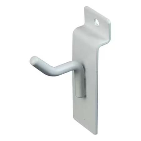 Econoco Ewh/H1 Hook, Wht, 1 In L, 1/2 In W, Pk96