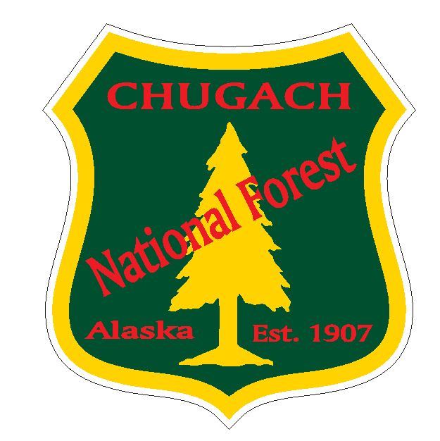 Chugach National Forest Sticker R3214 Alaska YOU CHOOSE SIZE