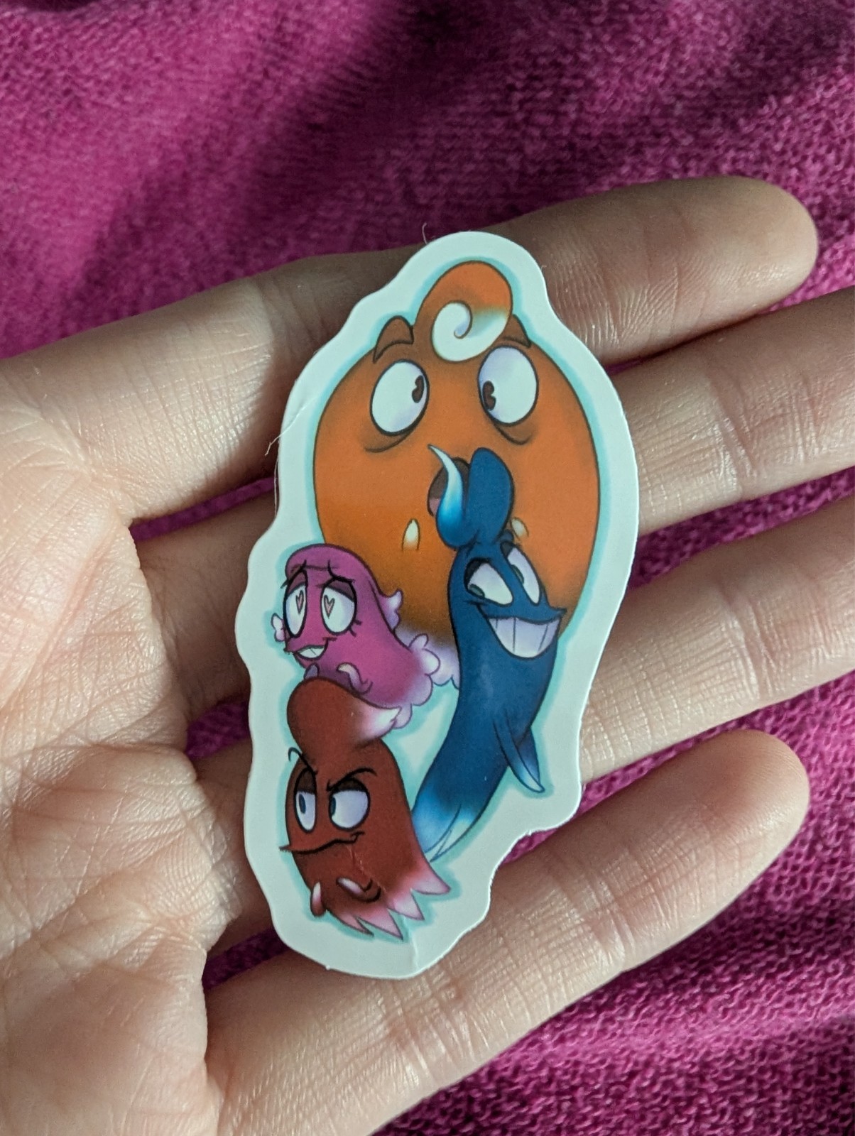Pac-Man Sticker – Retro Arcade, Video Game, Blinky, Ghost, Pinky, Clyde