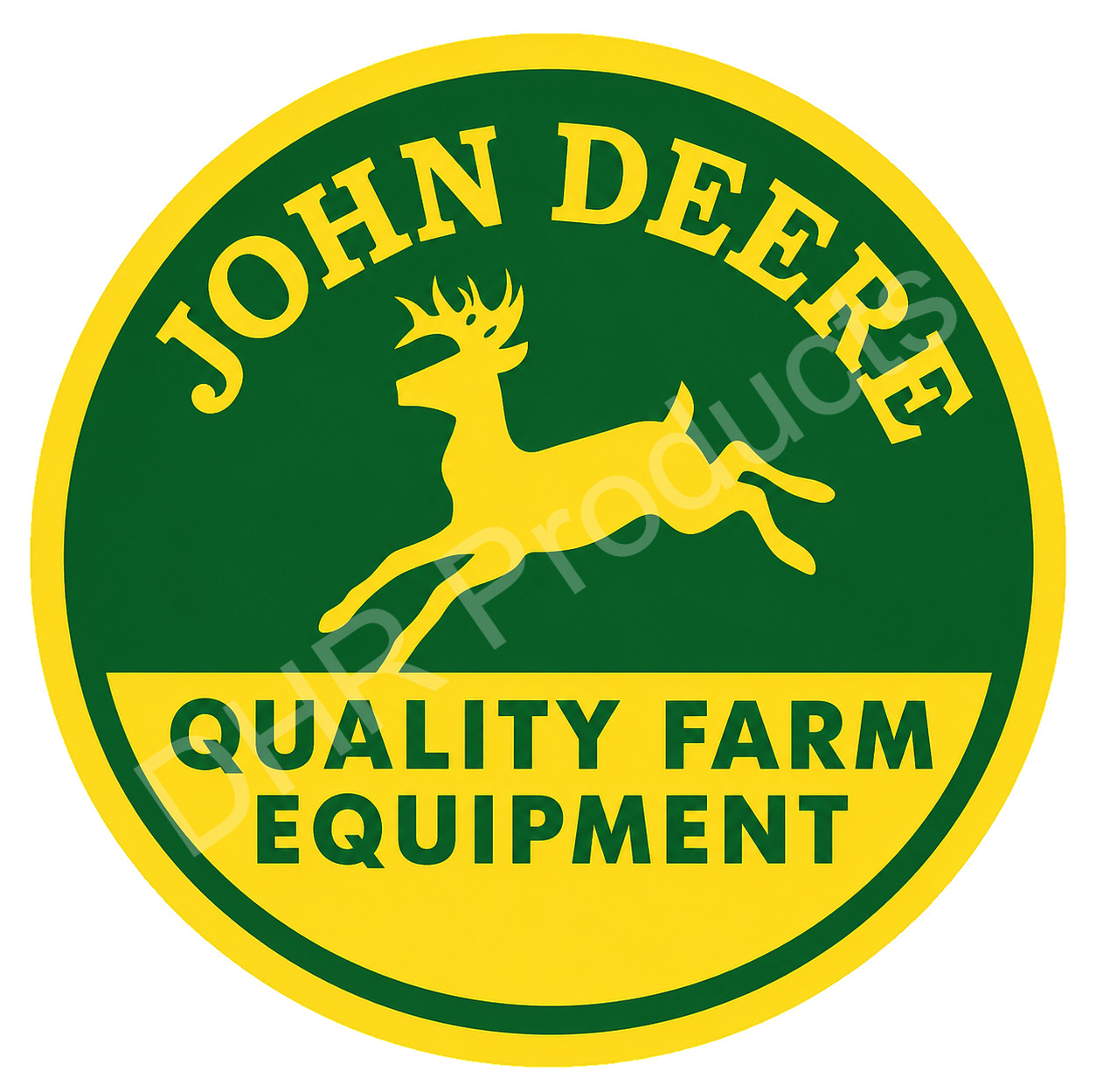 John Deere Vintage Tractor Logo Vinyl Sticker/Decal 14