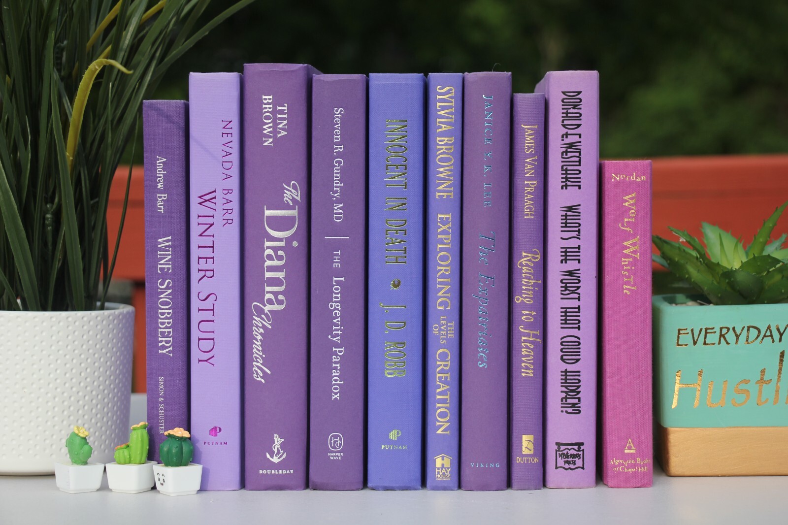 Stack of 6 colorful books for Decorating Staging | Book Decor| Home Decor.