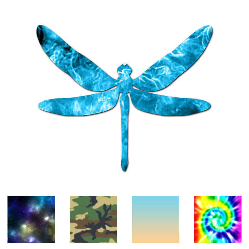 Dragonfly Bug Insect – Vinyl Decal Sticker – Multiple Patterns & Sizes – ebn2910