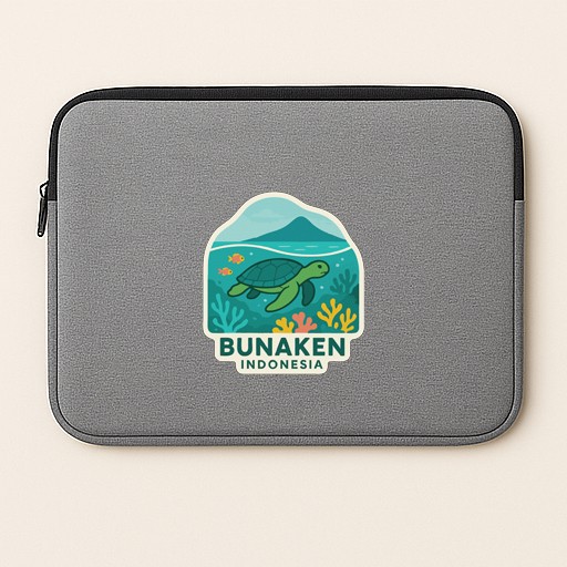 Bunaken Indonesia Iron On Heat Transfer Vinyl HTV Die-Cut World National Parks