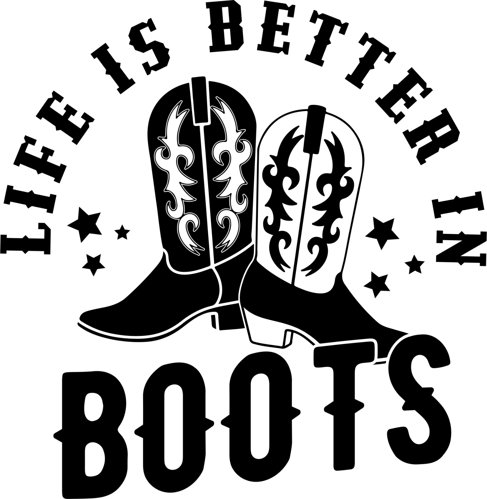 Vinyl Decal Car Truck Stanley Cup Sticker Cowgirl – Life Is Better In Boots