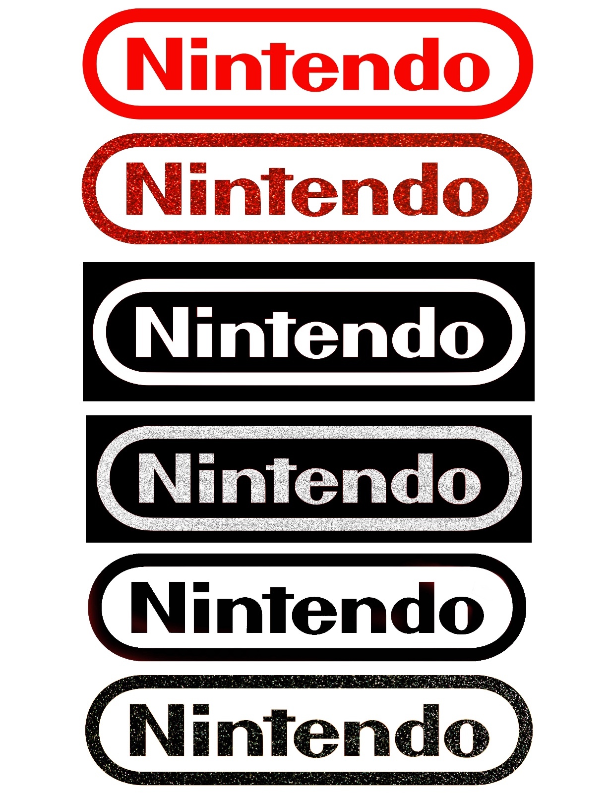 NINTENDO Logo Sticker Decal Pick Color and Size
