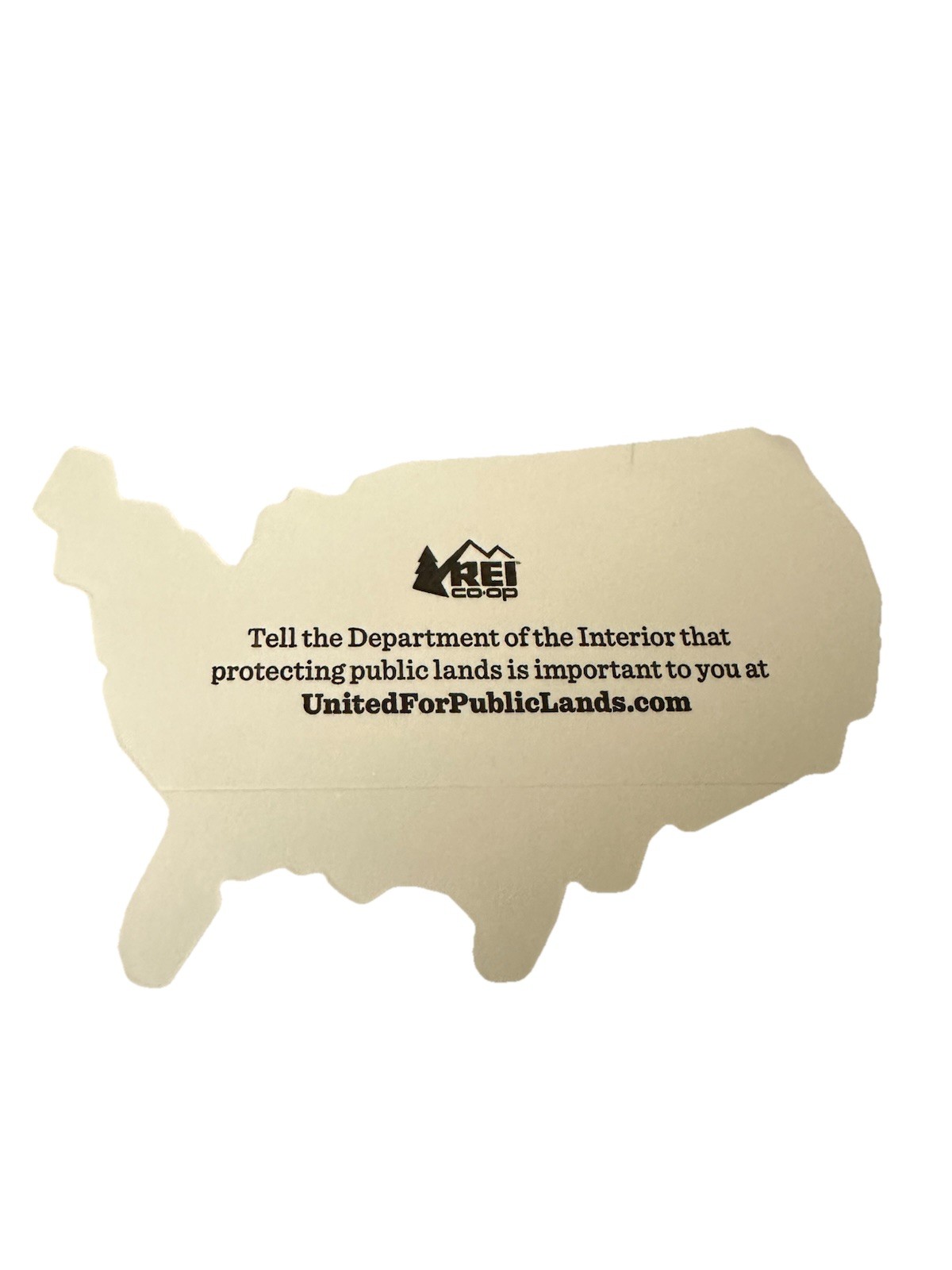 REI National Parks I Love Our Public Lands Sticker Decal 4 Inch Rare