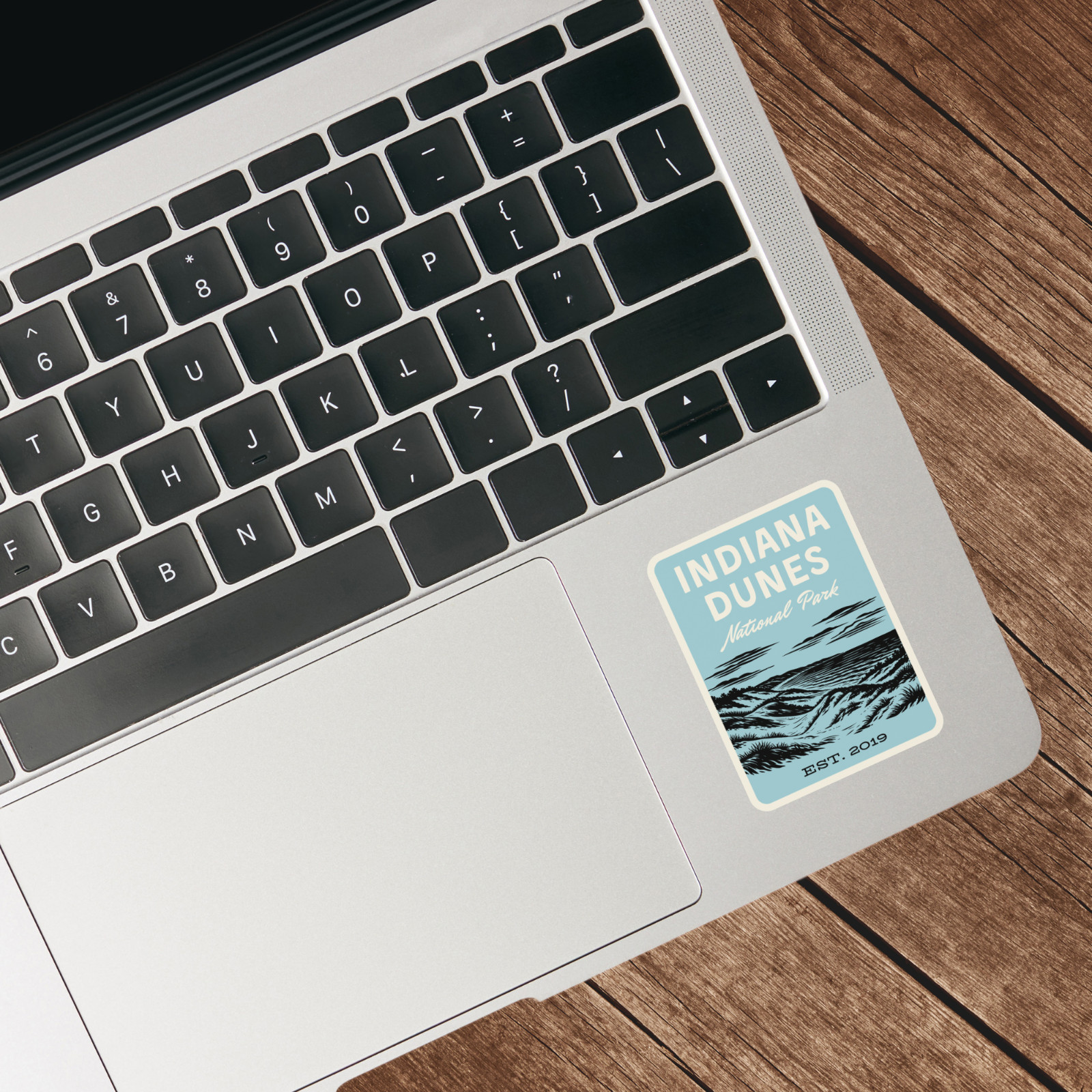 Indiana Dunes National Park Sticker – Retro 1960s Style Decal