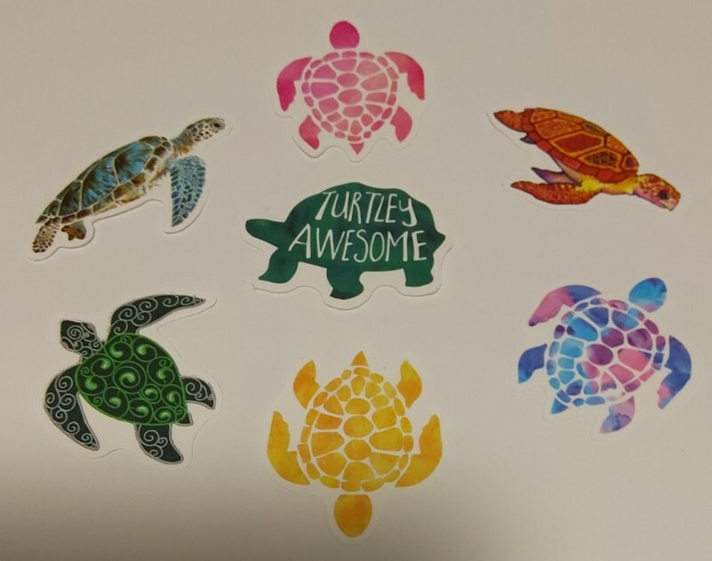 Save the turtles 50 pcs Stickers Cartoons Vinyl Snowboard Skateboard laptop