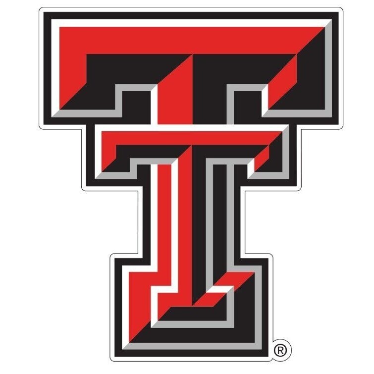 Texas Tech Red Raiders TTU Car Decal Vinyl Decal Monogram Sticker Bumper