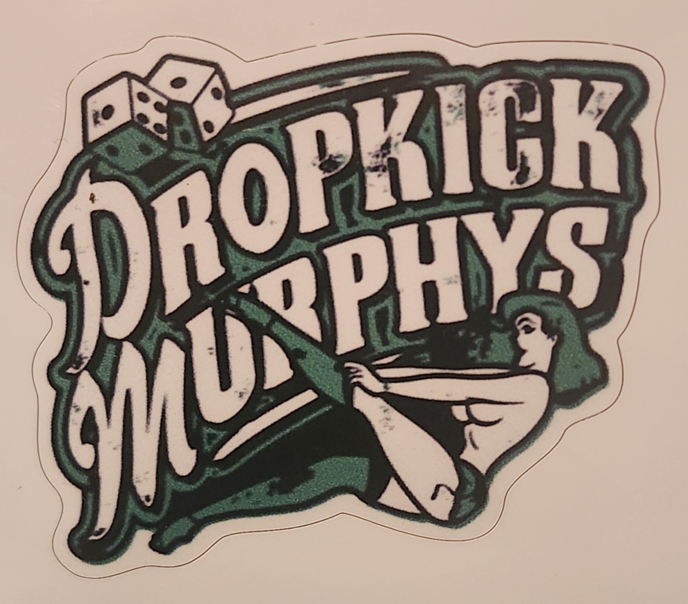 Dropkick Murphys craft plastic vinyl polyvinyl chloride PVC sticker decal