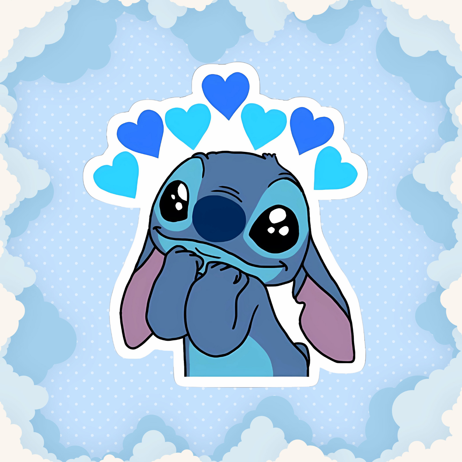 Stitch Stickers Pack – Cartoon Vinyl Waterproof Decals for Kids