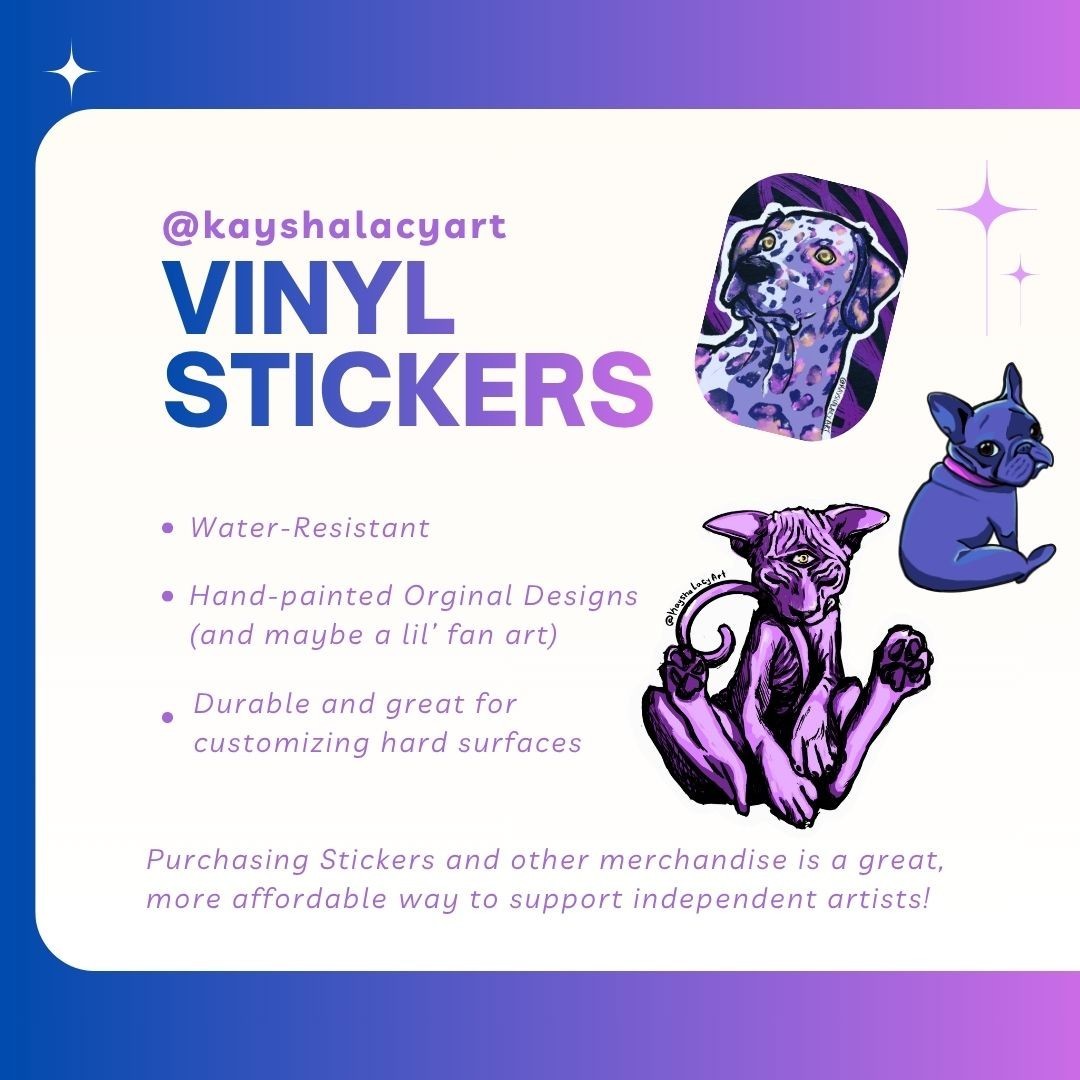 Flower Golden Retriever Pup Holographic Die cut Vinyl Sticker by KayshaLacyArt