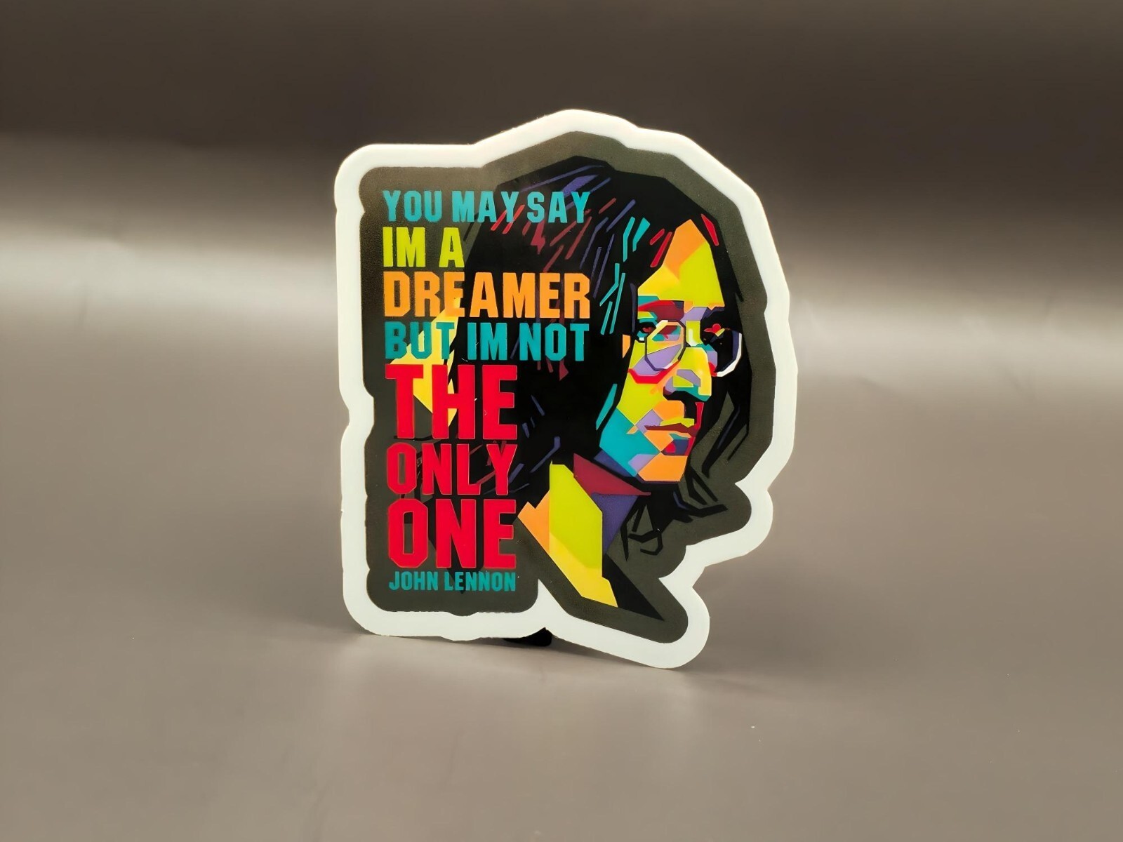 The Beatles Inspired Stickers John Lennon 60's Classic Rock Music Vinyl Decals