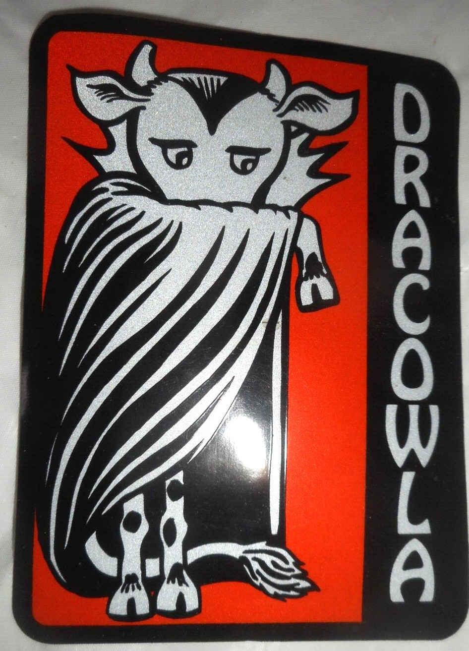 Avery Fasign Peel and Stick Decals DRACOWLA Monster Red Silver-White 4×3
