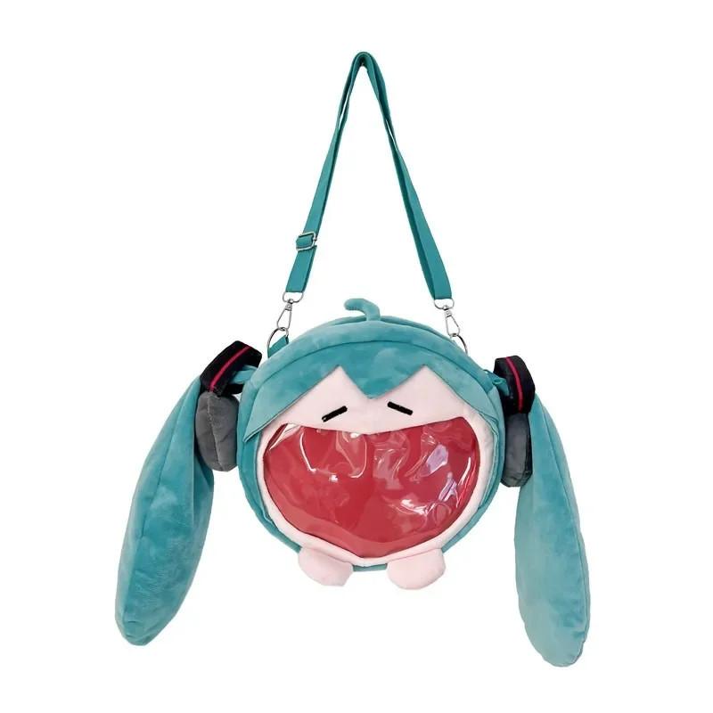 Anime Hatsune Miku Cosplay Plush Backpack Ita Bag Women Bag Shool Student Men Ve