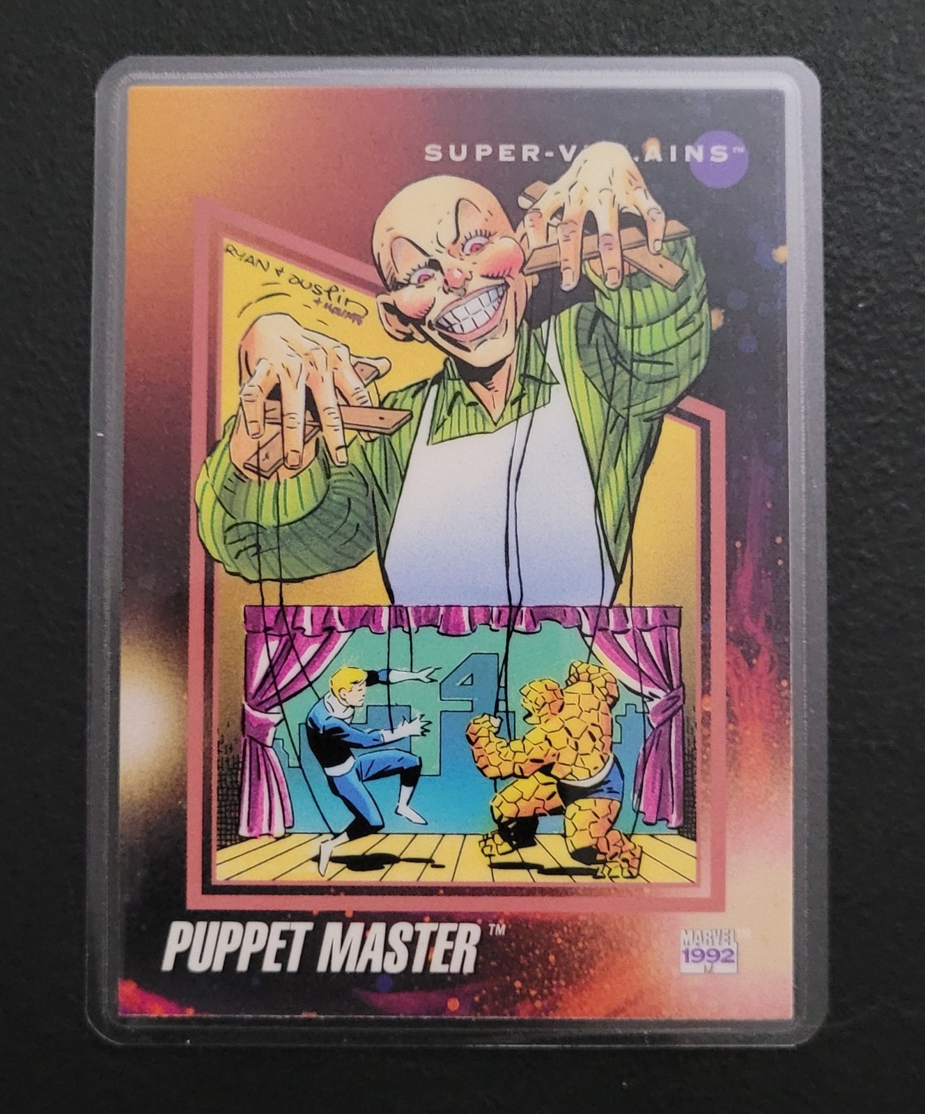 1990's Impel Marvel Univ Super Villains Fridge/Locker/Cabinet Laminated Magnet