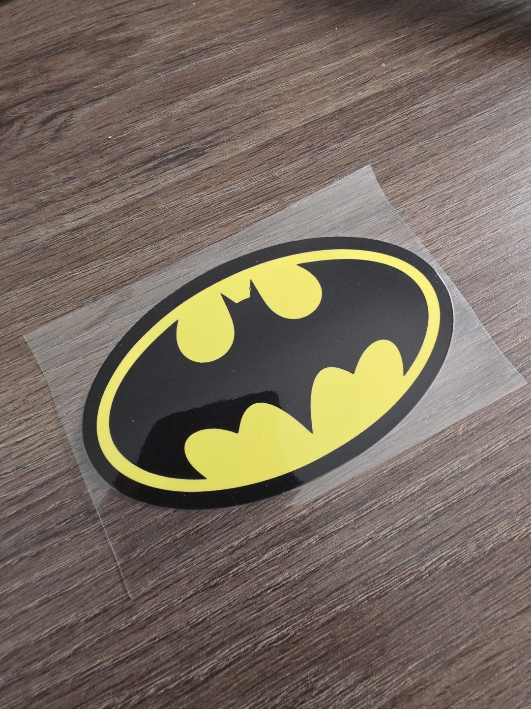 Batman Retro Vintage Raised UVDTF 3in Decal Made In The USA Waterproof