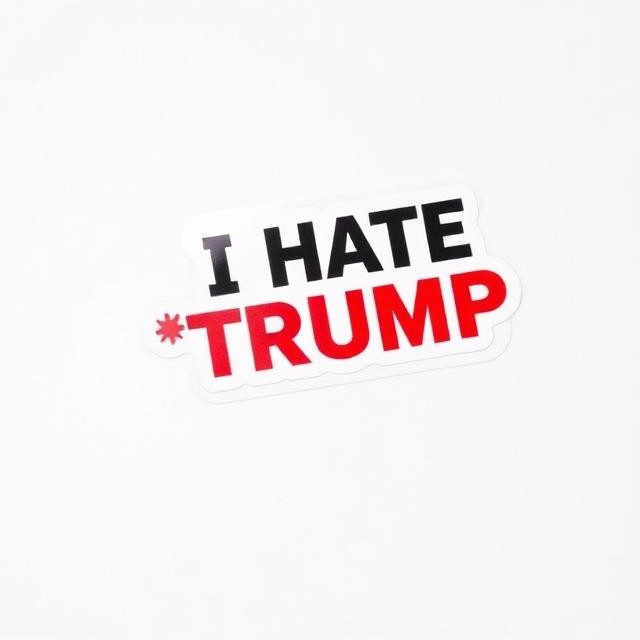 Anti Trump Protest Vinyl Sticker Political Humor Resistance Decal
