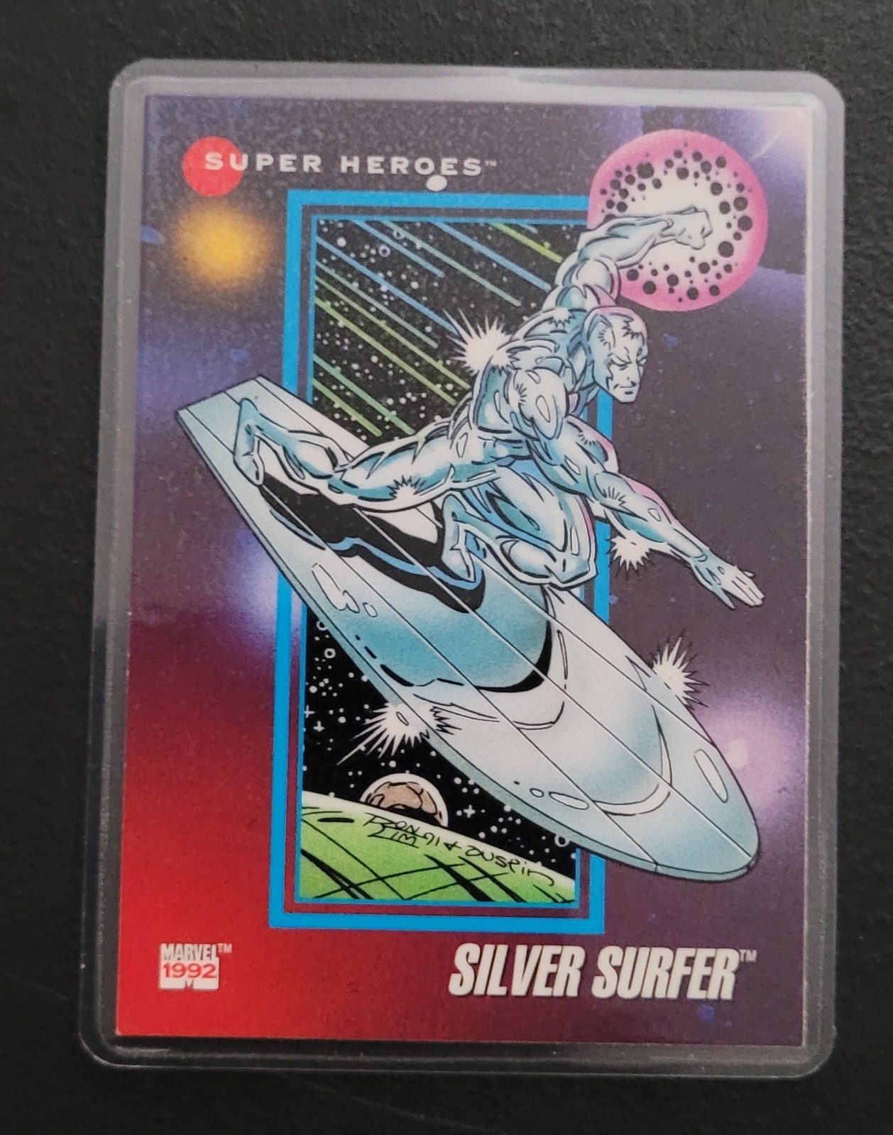 Impel Marvel Universe Superheroes Fridge/Locker/Cabinet Laminated Magnet 1990's