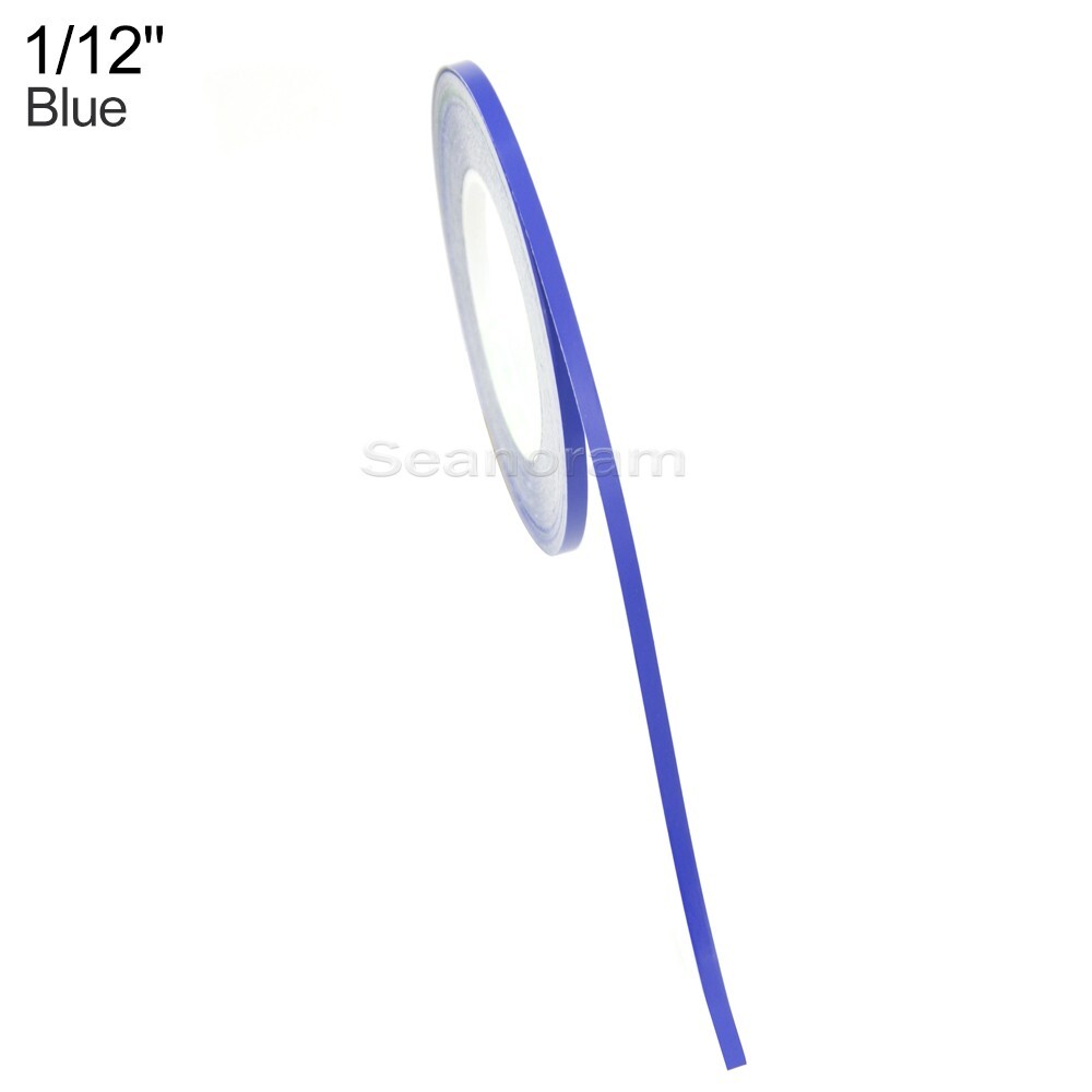 1/12" 2mm Blue DIY Home Shop Bar Pinstriping Pin Stripe Line Decal Vinyl Sticker
