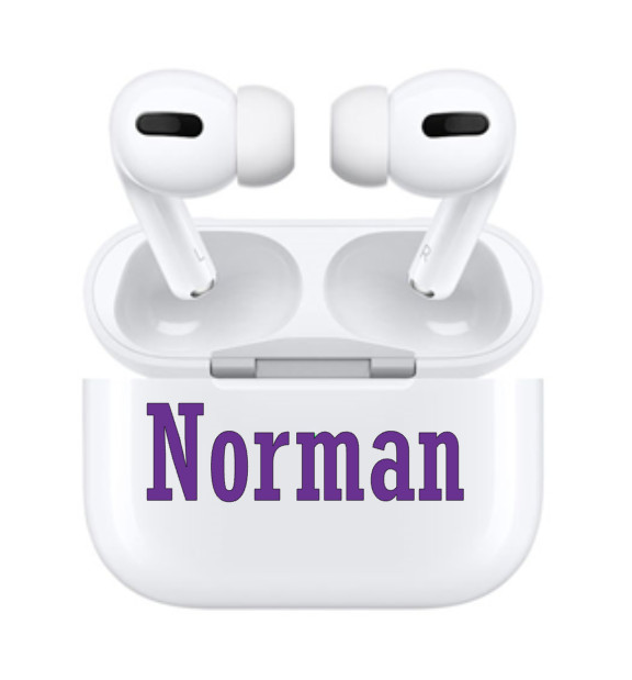 **SALE** AirPods Monogram or Name for case – great gift idea, students, college