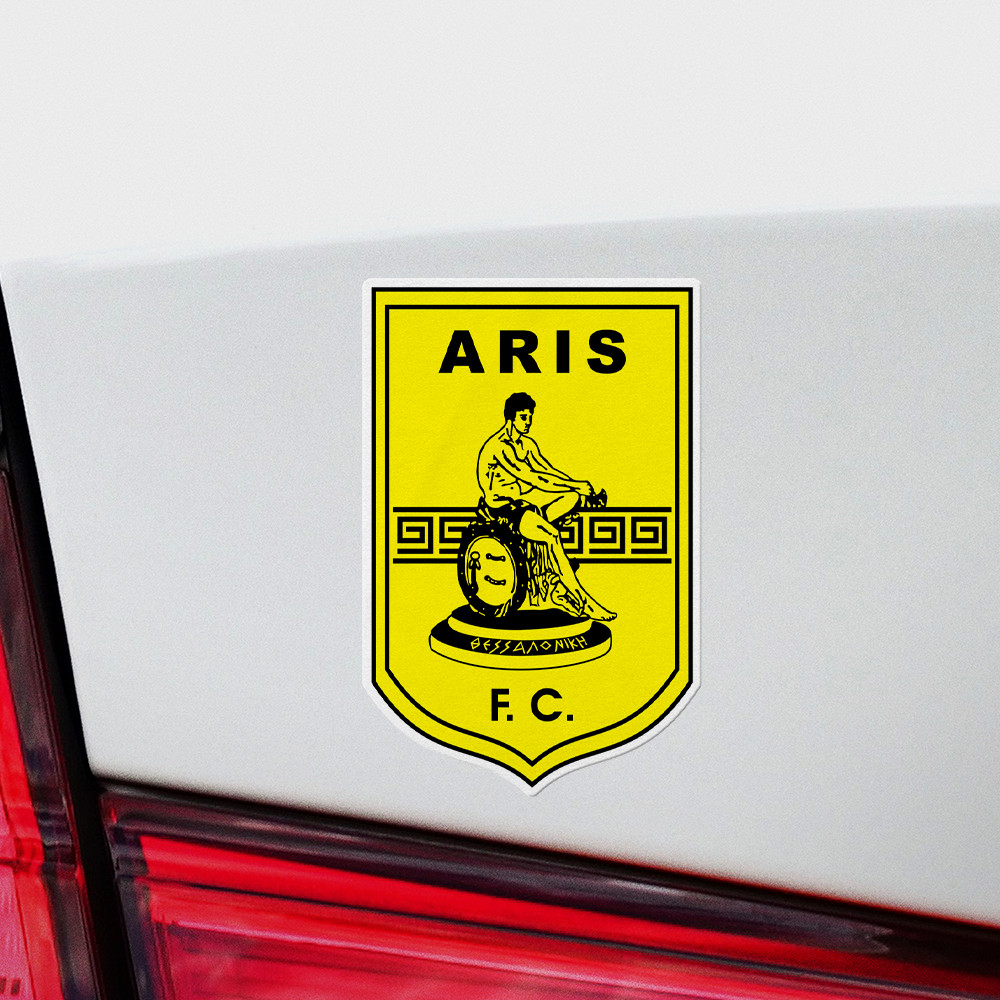 (4 Pack) Aris FC Greece Vinyl Sticker Decal Futbol Football Thessaloniki Soccer