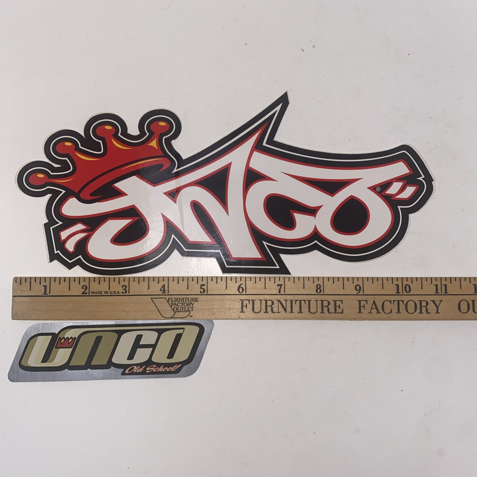 Jnco Stickers LOT of 2 Old School Raver Dance EDM Crown Festival Graffiti DnB