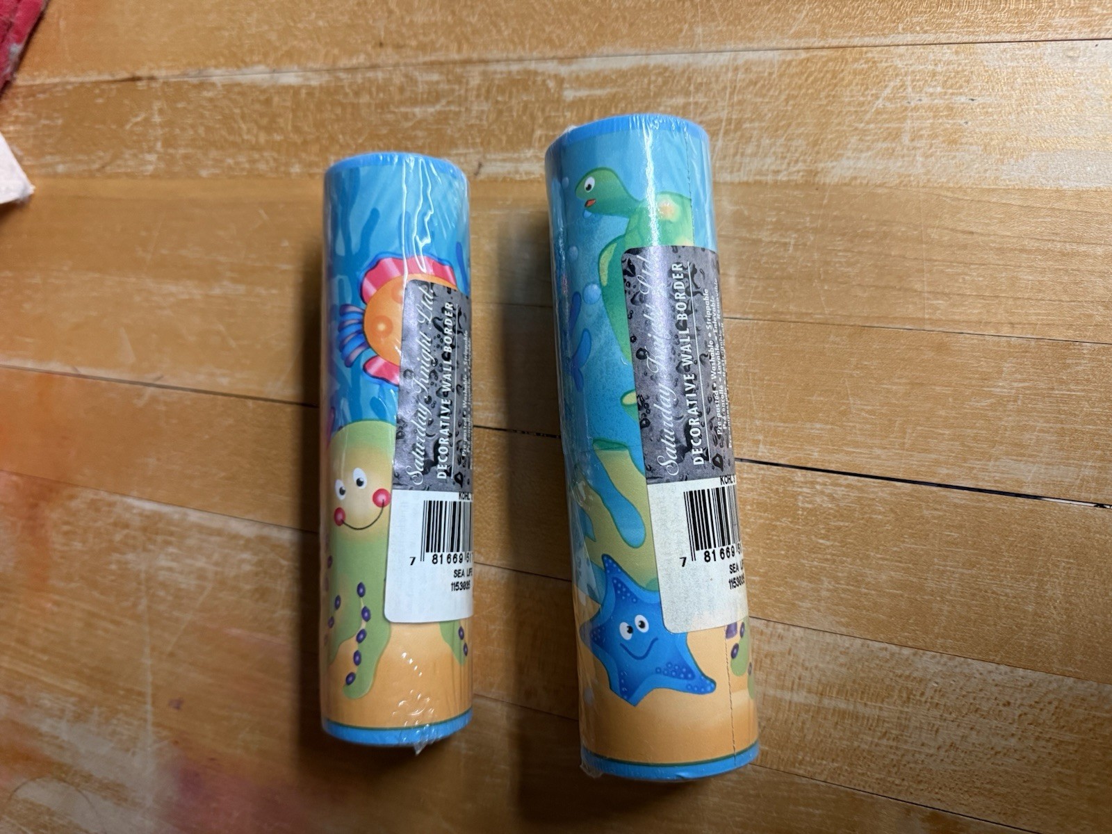 Saturday Knight Ltd Wallpaper Border Sea Life Fish 15 ft Pre-pasted Two Pack