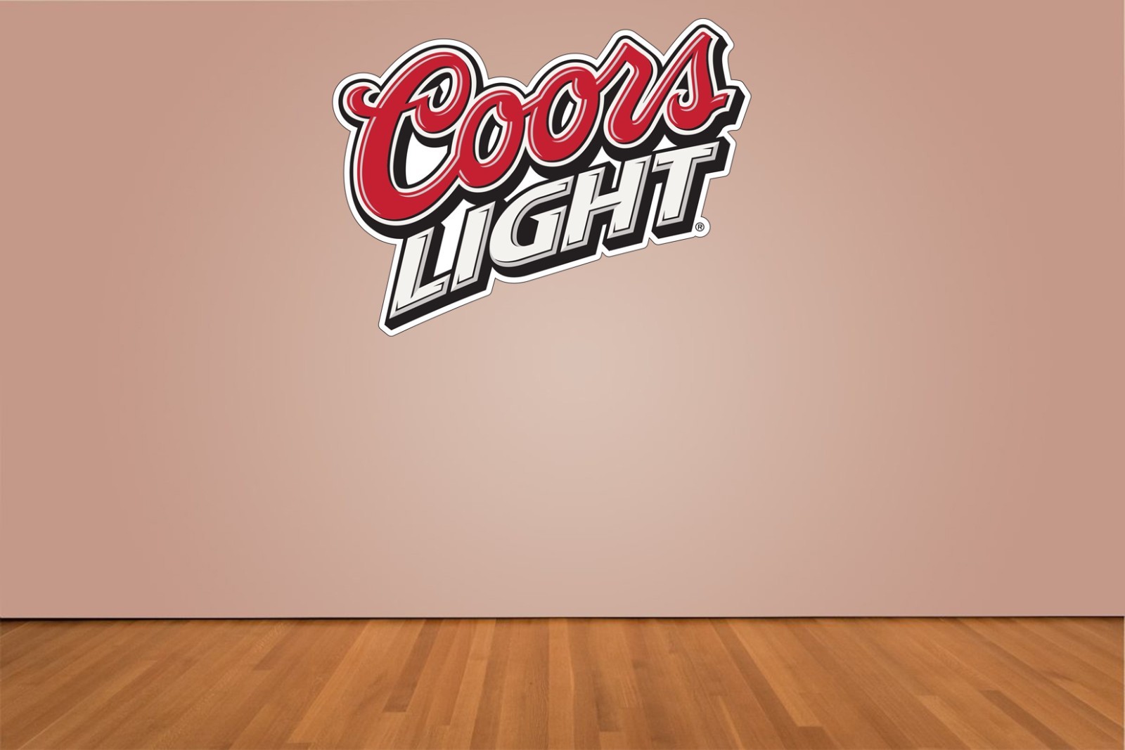 Coors Light Logo Indoor Wall Vinyl Decal Sticker 5" – 52"