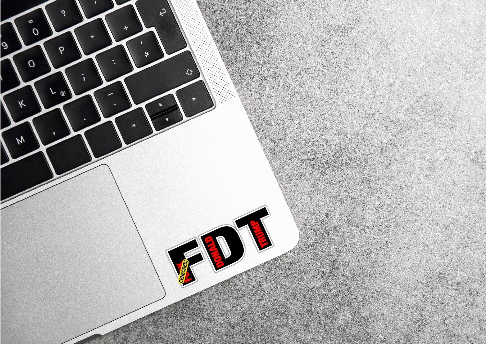 FDT F*** Donald Trump Decal Sticker Printed Die Cut Anti MAGA Vance Pro Democrat