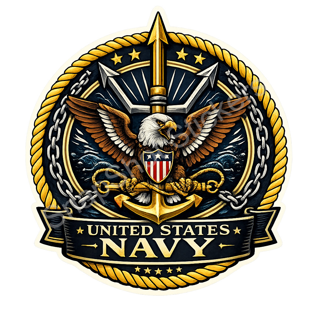 US Navy Decal Sticker Veteran Seal United States Military Logo Vinyl 11