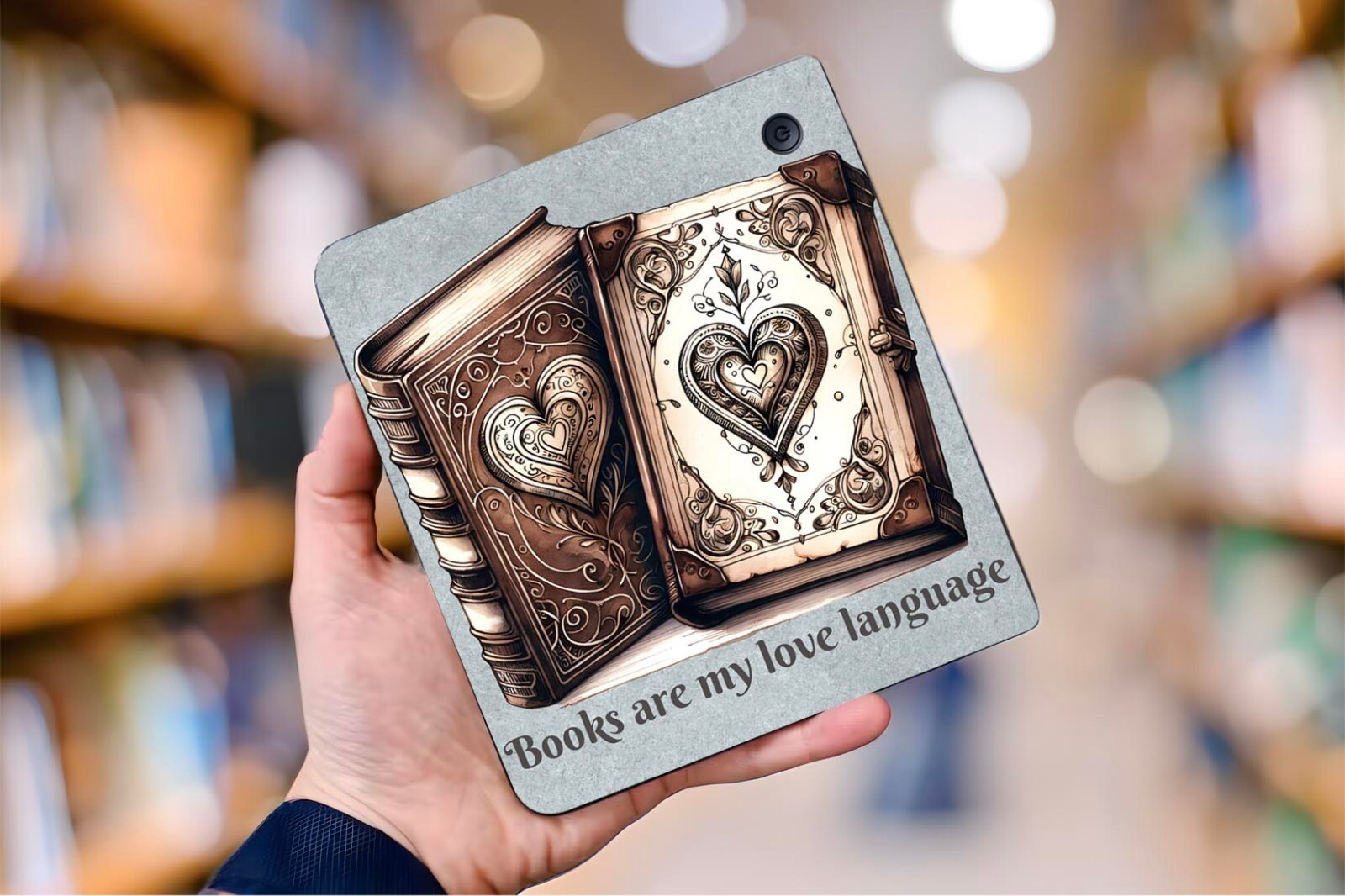 Books Are My Love Language Kobo Skin Decals, Kobo Vinyl Cover, Kobo Accessory