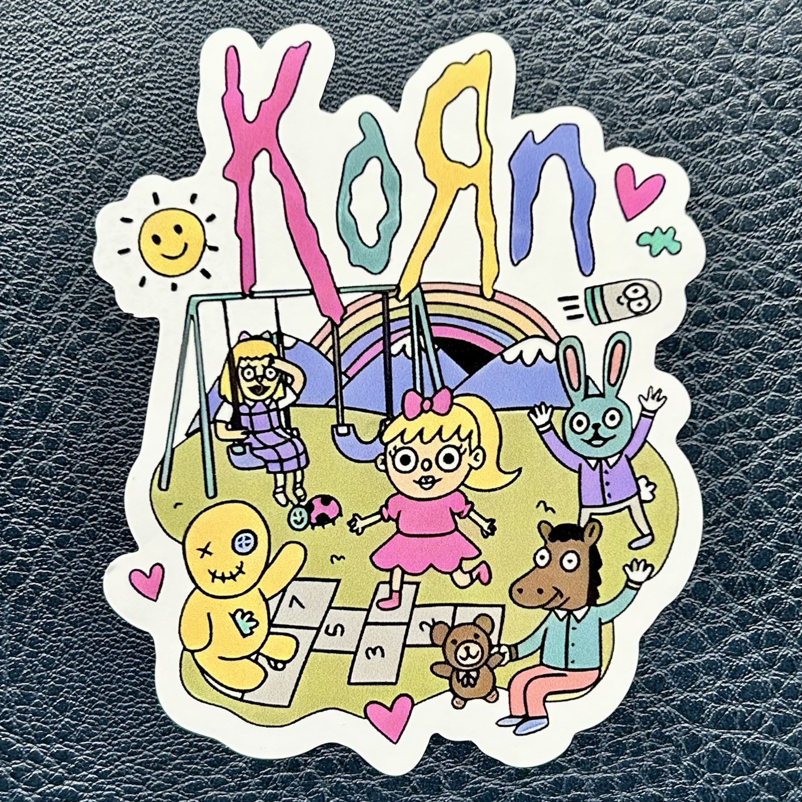 Korn Logo Sticker Iconic 90s Rock Band Nu-Metal 3” Vinyl Funny