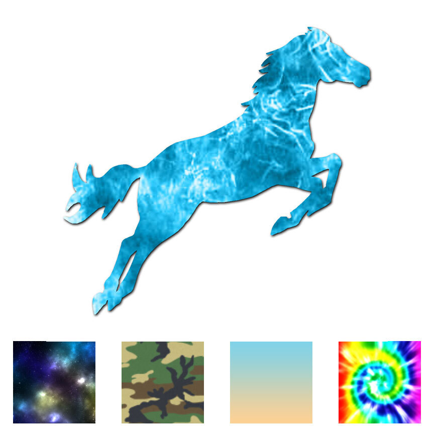 Horse Stallion Mare Gallop – Vinyl Decal – Multiple Patterns & Sizes – ebn1350