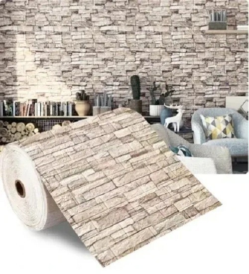 3D Foam Brick Self Adhesive Wallpaper Waterproof Wall Stickers Home Decor