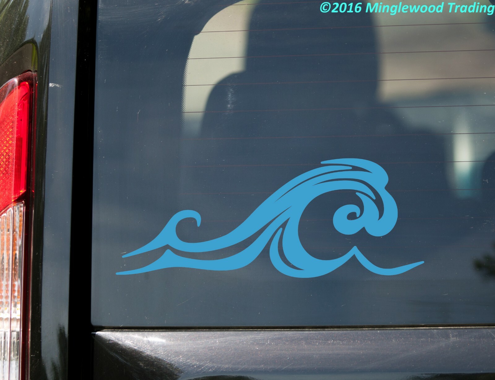 Waves Vinyl Sticker V3 – Water Ocean Beach Surf Breakers – Die Cut Decal