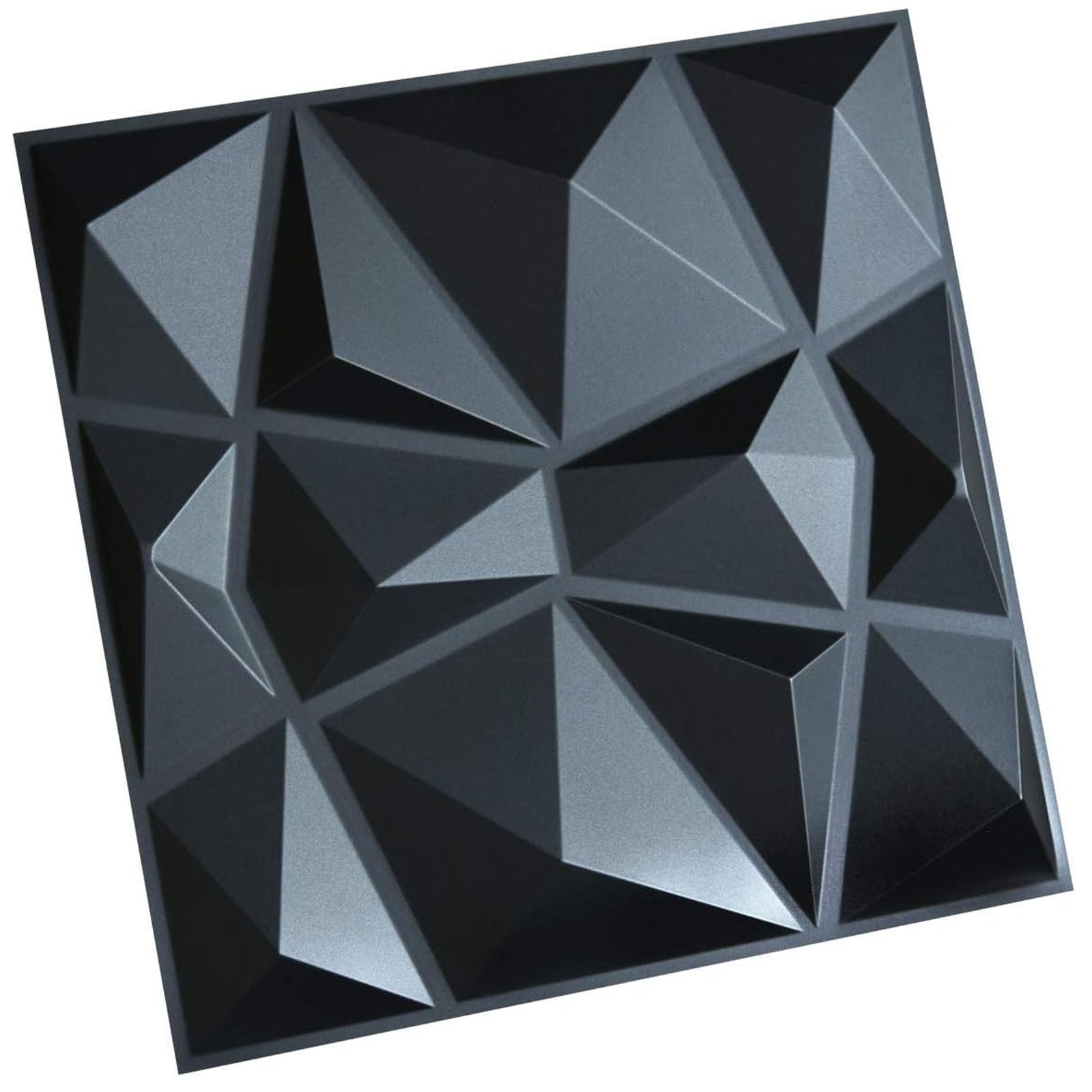 10pcs 3D Wall Panels Decorative Covering PVC Cladding Wallpaper Tiles 30x30cm