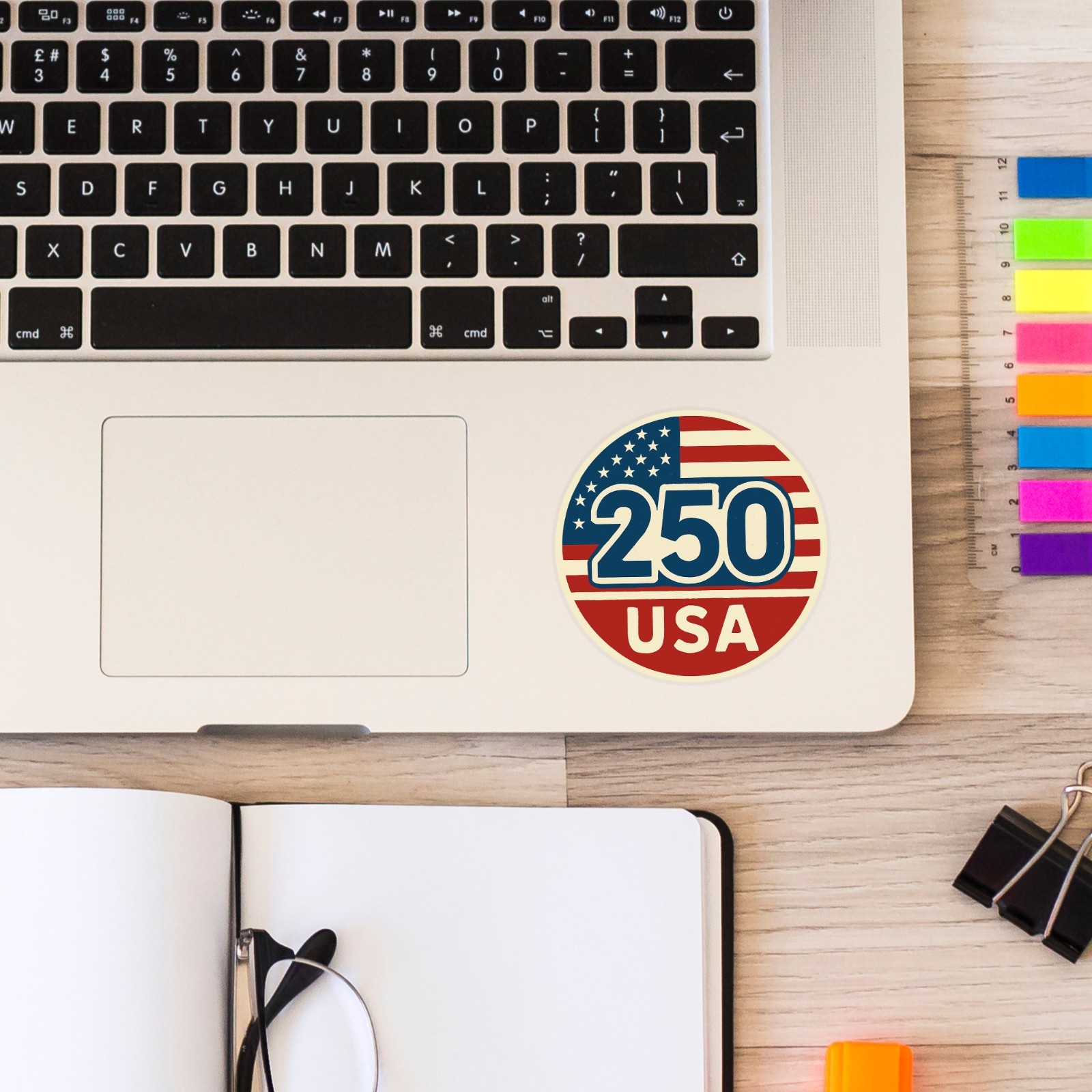 America Sticker USA Sticker 250th Anniversary Water Bottle Notebook Laptop