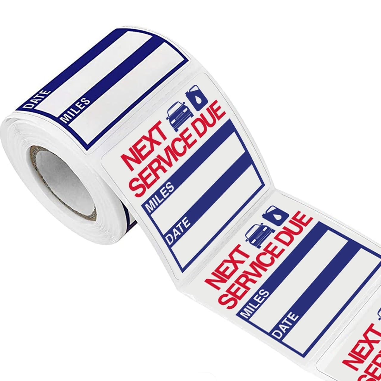 300 Pcs Oil Change Stickers – 2” x 2” Removable Vinyl Labels for Windshield, …