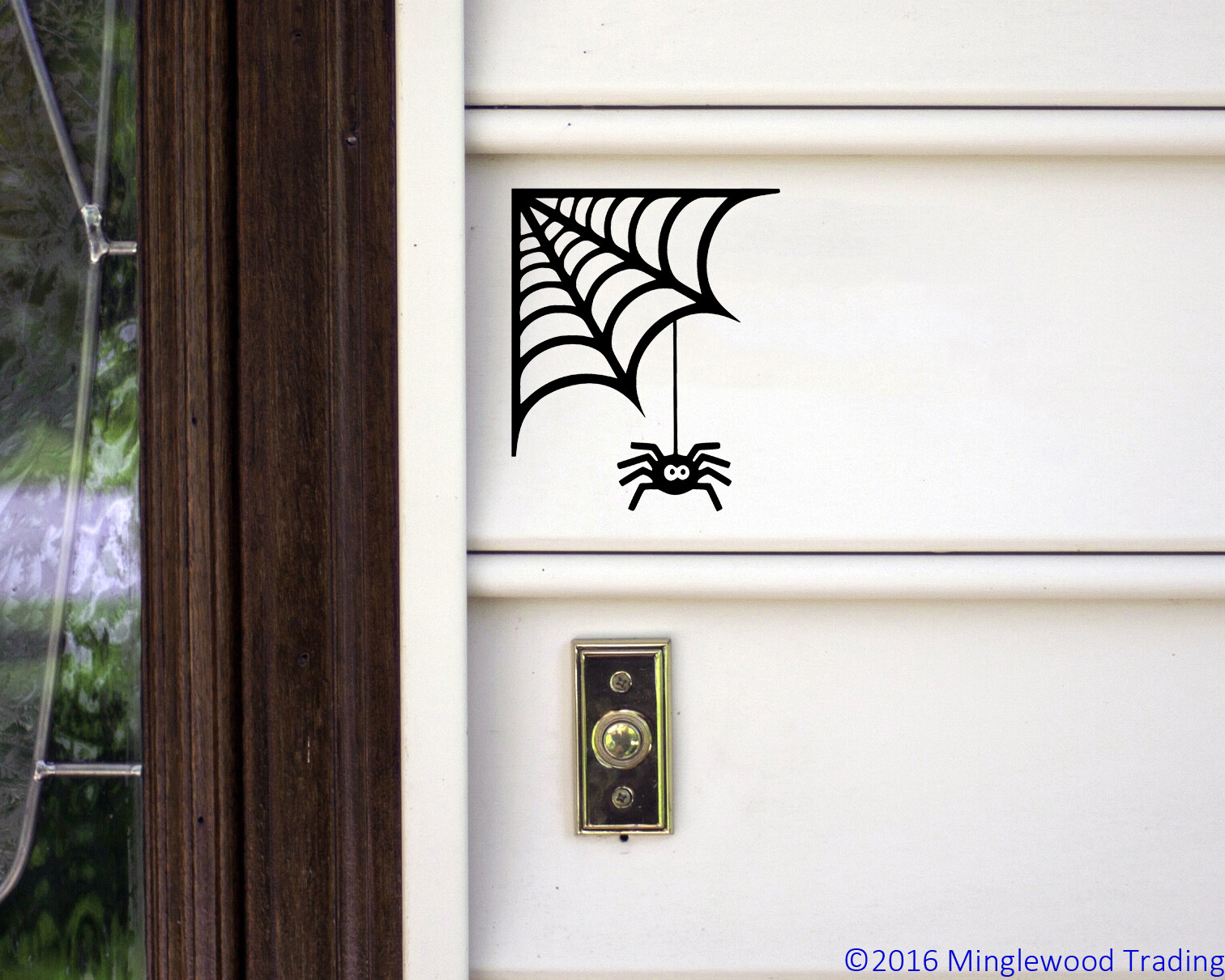 Spider's Web Vinyl Sticker – Halloween Spooky – V2 Die Cut Decal