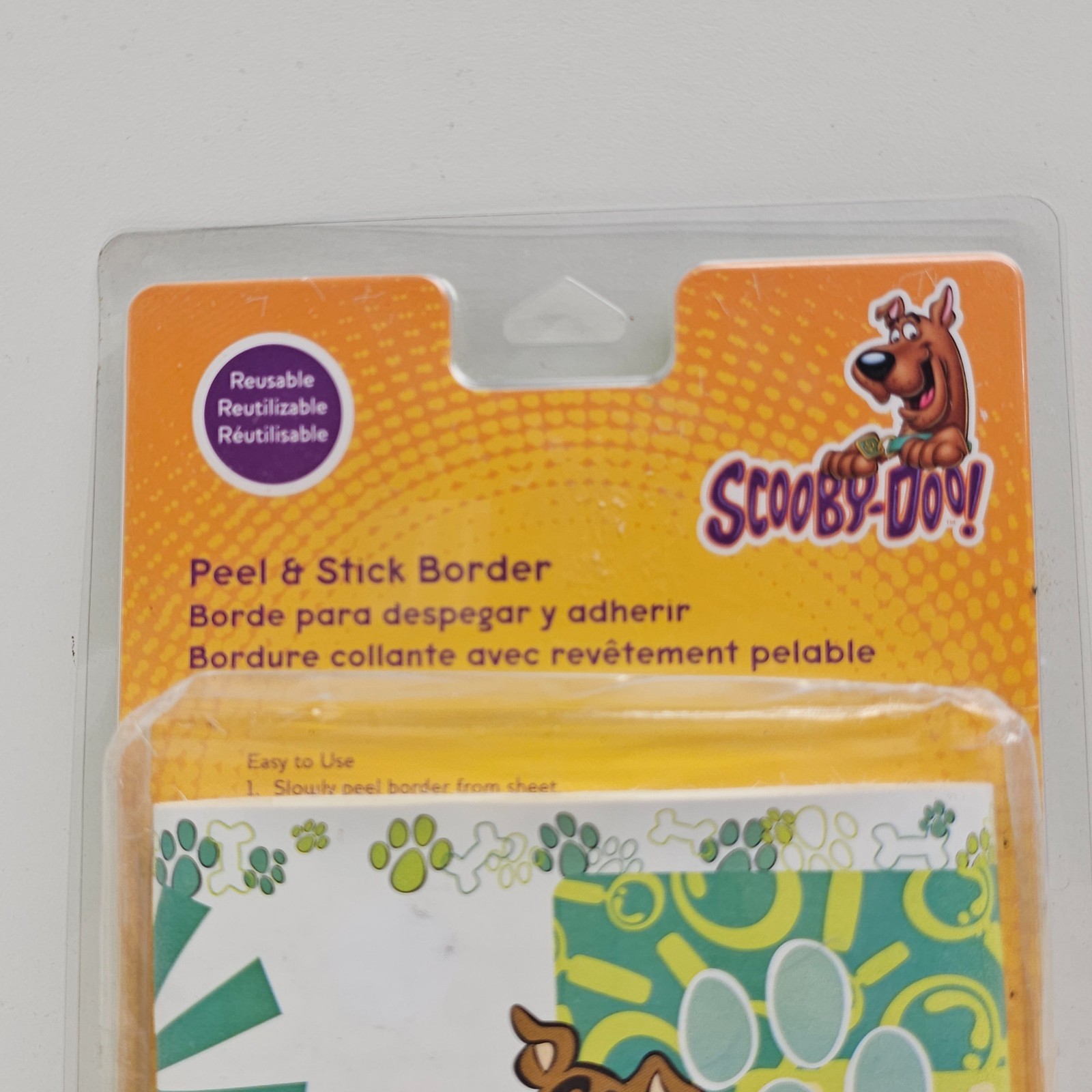 Brewster Scooby-Doo Peel & Stick Border PS93992 5×15 Green Vintage