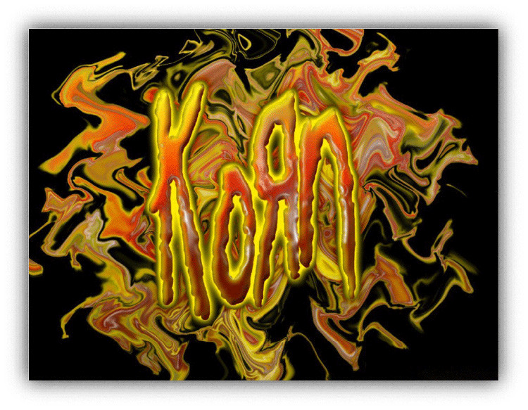 Korn Distortion Music Car Bumper Sticker Decal – 3" or 5"