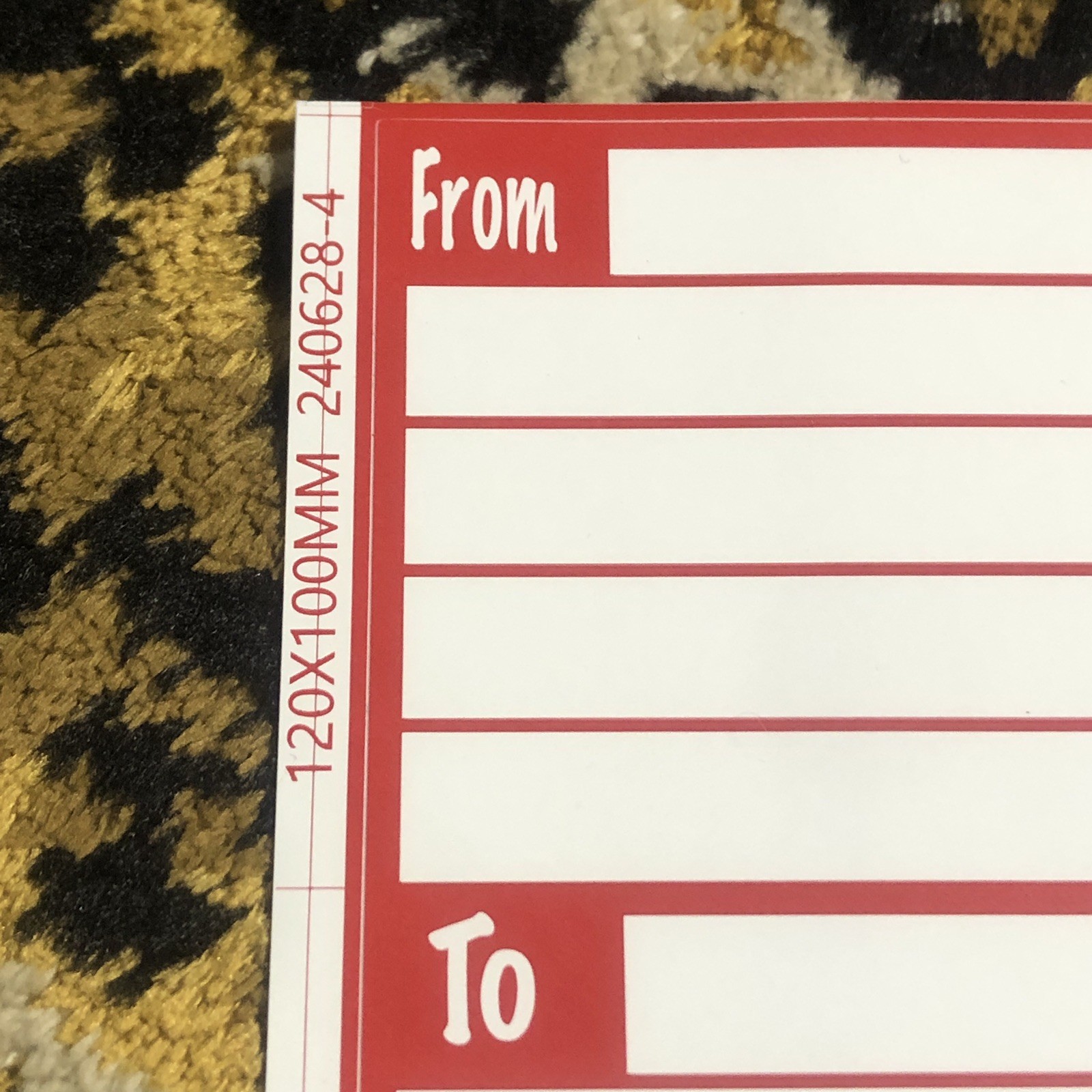 KAPZ SUPPLY DESTRUCTIBLE VINYL EGGSHELL JUMBO 10x12CM STICKER SLAPS PRIORITY 50