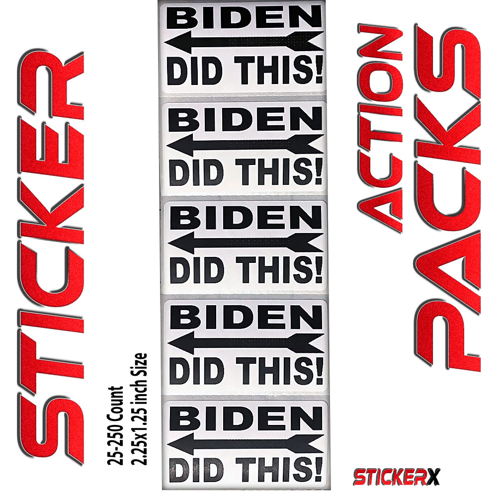 Biden Did This Sticker High Price Inflation Gas Pumps Anti Joe Prank Stickers