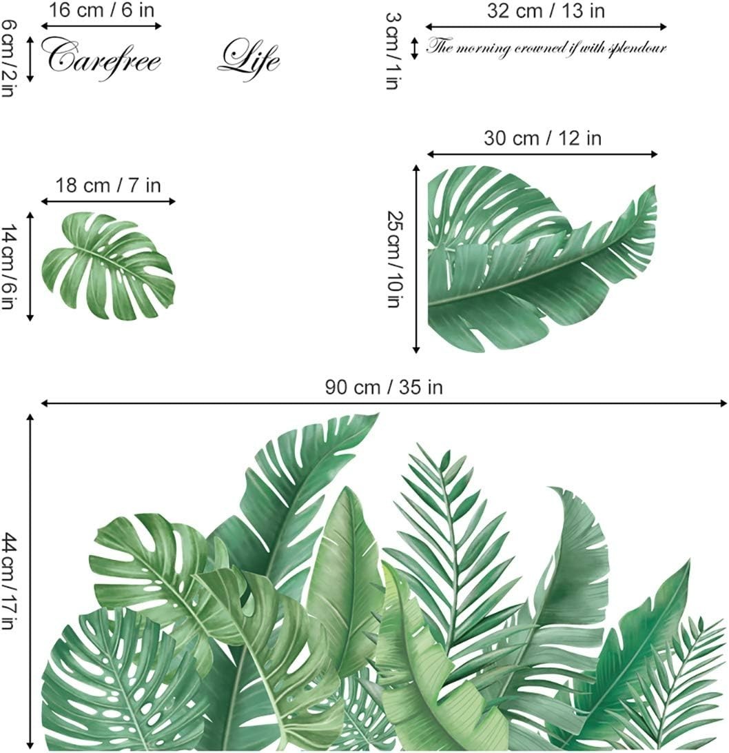 Transformative Green Leaves Wall Decor – Perfect for Indoor and Outdoor Spaces