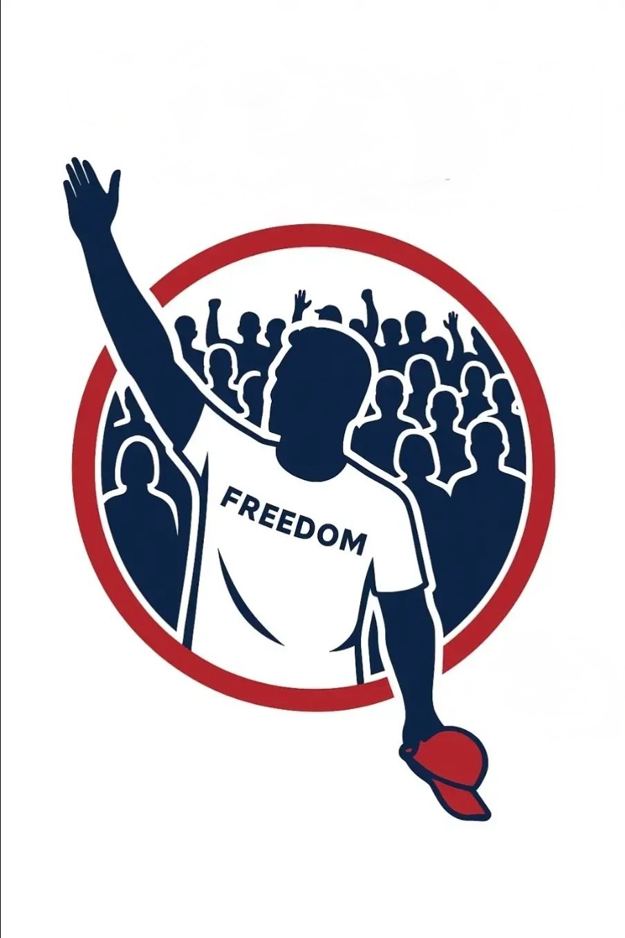 FREEDOM Sticker decal 2.26″ × 3″ Charlie Kirk